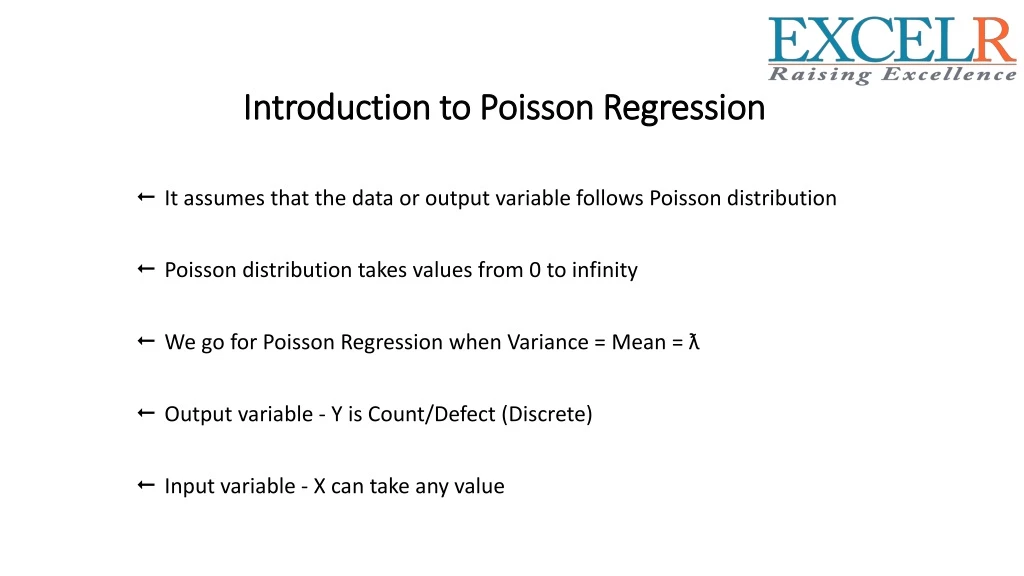 introduction to poisson regression