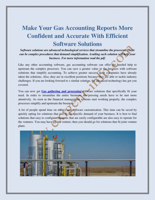 Make Your Gas Accounting Reports More Confident and Accurate With Efficient Software Solutions