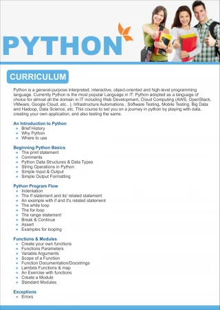 Python Training Insitute In Noida - slide 1