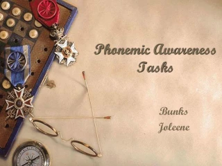 Phonemic Awareness: Engaging Tasks for Skill Development - slide 1