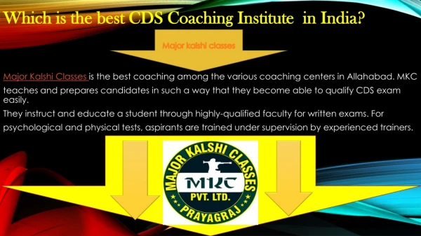 Which is the Best CDS Training Institute in India
