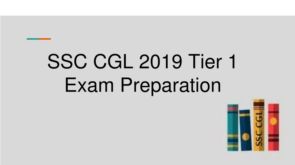 ssc cgl 2019 tier 1 exam preparation