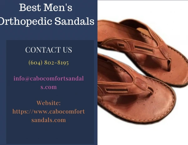 Best men's orthopedic sandals at Affordable Price
