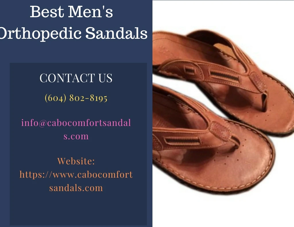 best men s orthopedic sandals