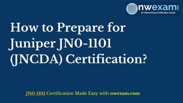 Latest Study Guide - Juniper JN0-1101 Design Associate (JNCDA) Exam