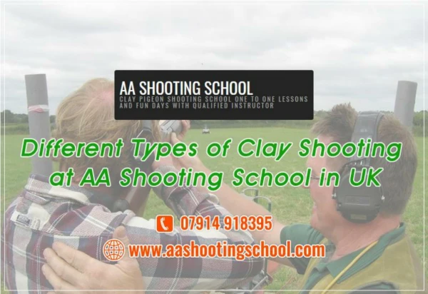 Most popular Types of Clay Shooting in UK