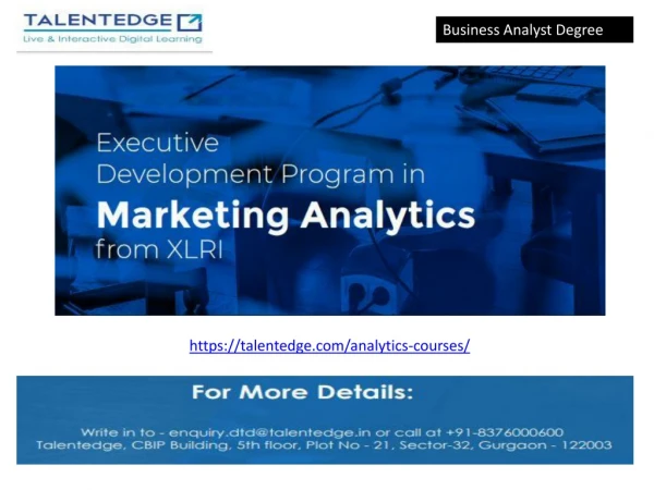 Data Analytics Courses