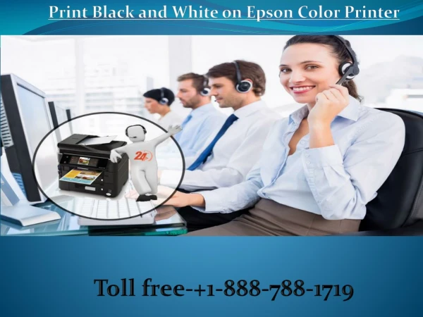 Print Black and White on Epson Color Printer