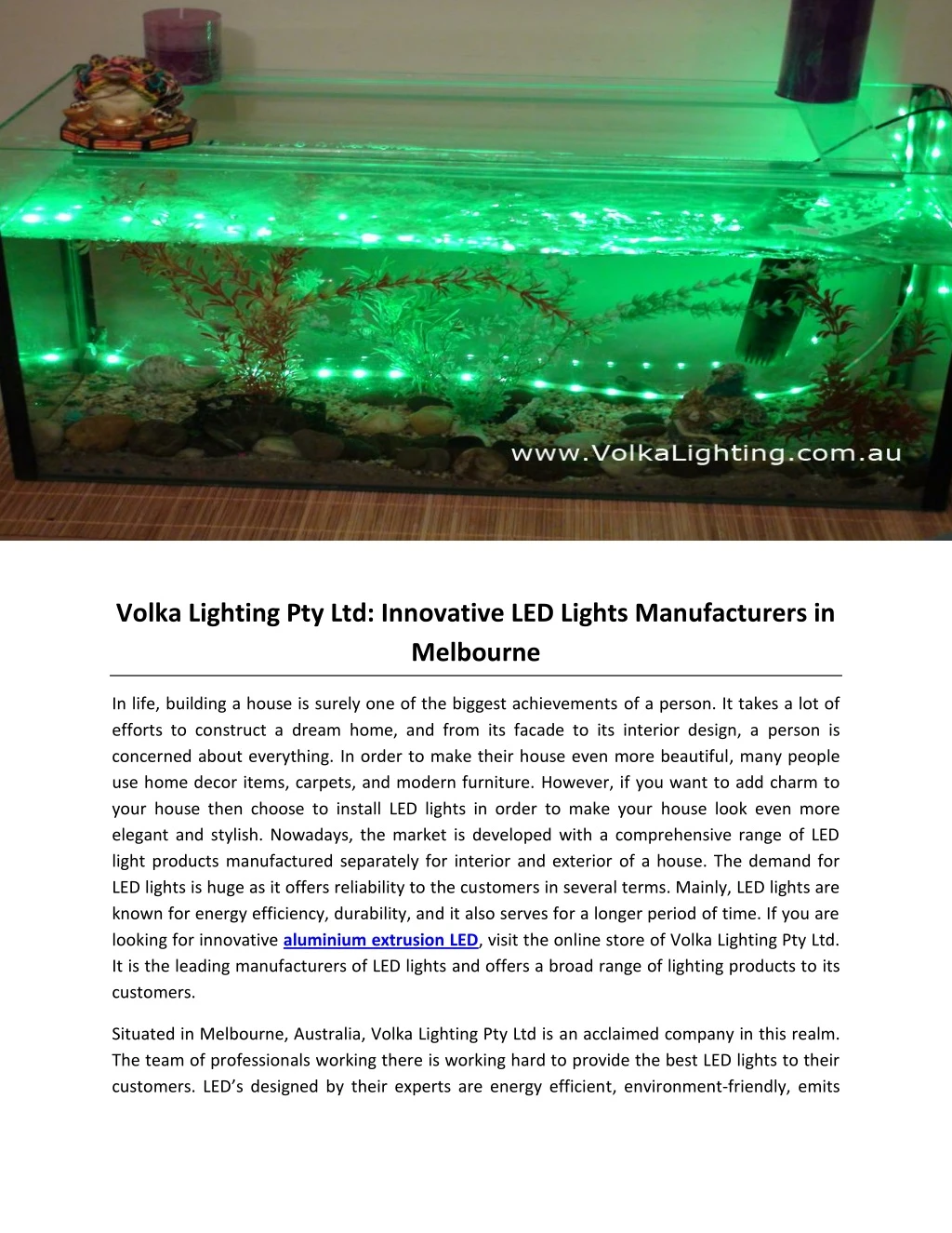 volka lighting pty ltd innovative led lights