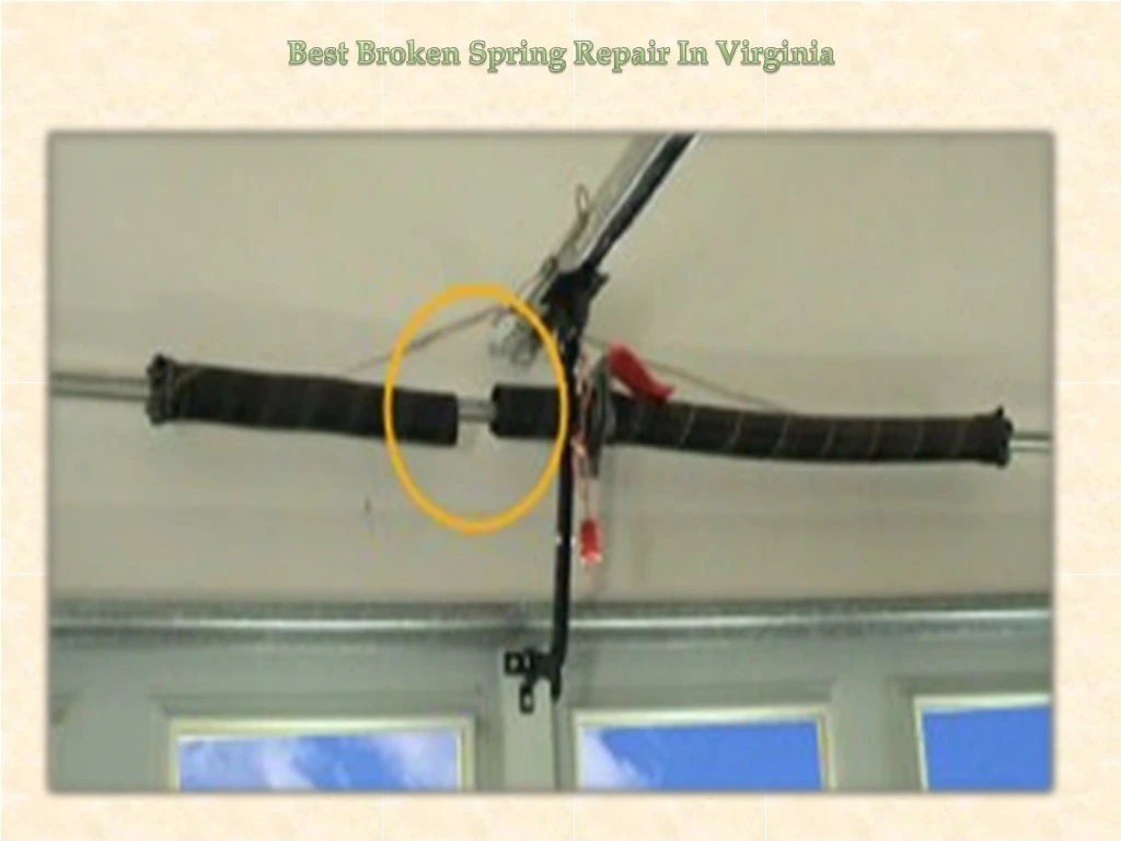 best broken spring repair in virginia