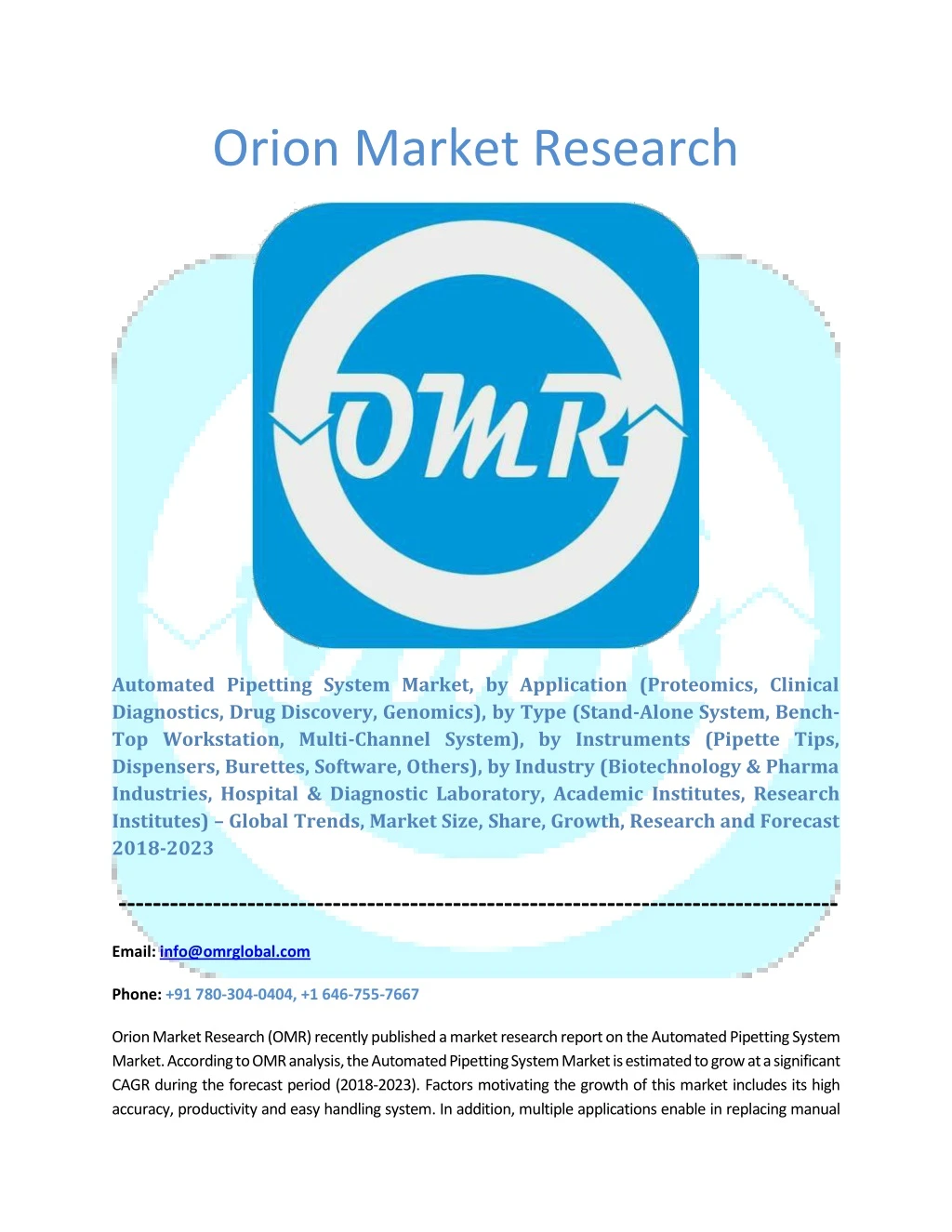 orion market research