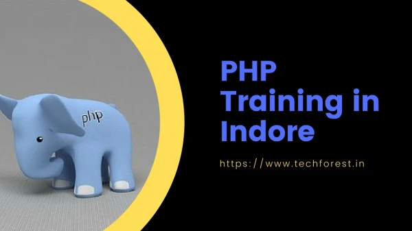 PHP Training: Get the Learn PHP from Tech Forest
