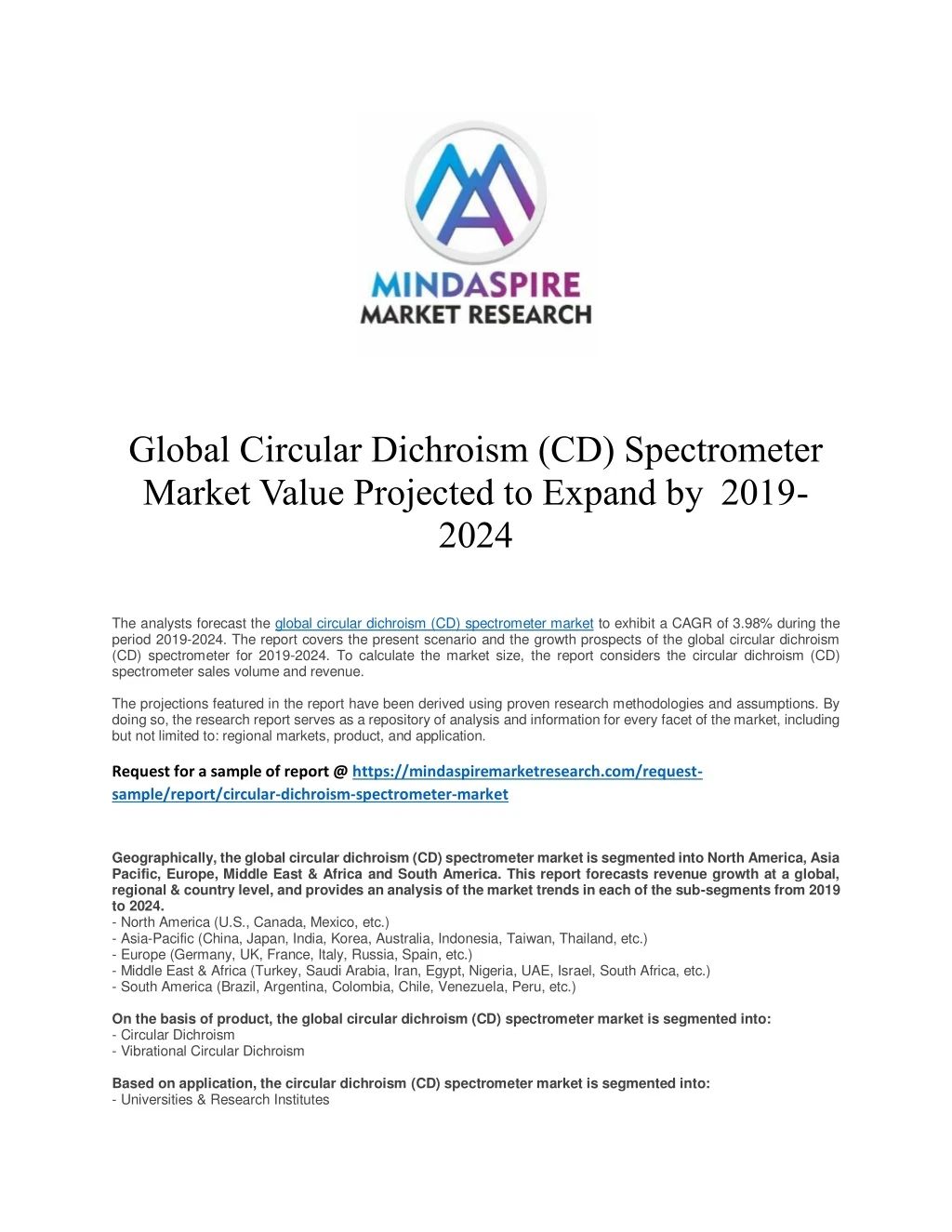 global circular dichroism cd spectrometer market
