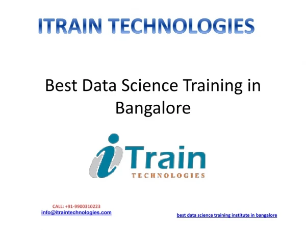 best data science training in bangalore