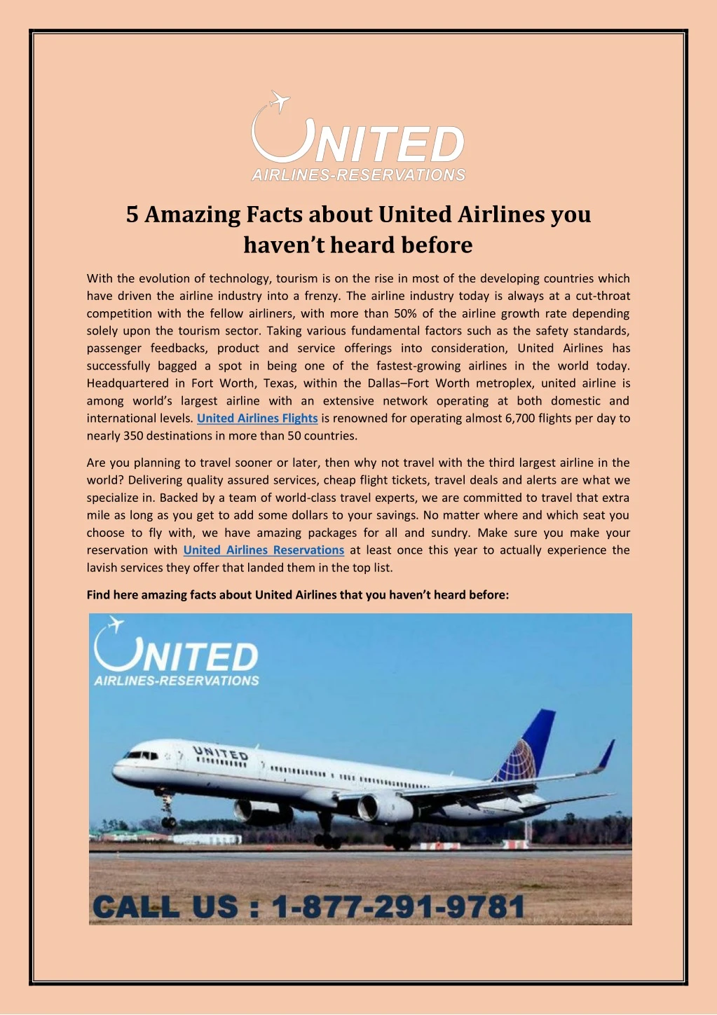 5 amazing facts about united airlines you haven