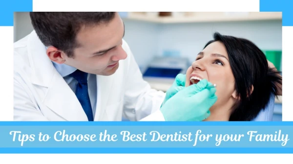 Dental Services For Healthy Teeth