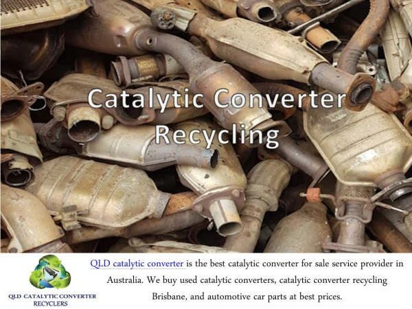 QLD Catalytic Converters - Selling Catalytic Converter At The Best Prices