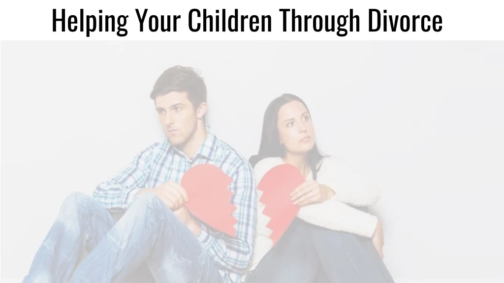 helping your children through divorce