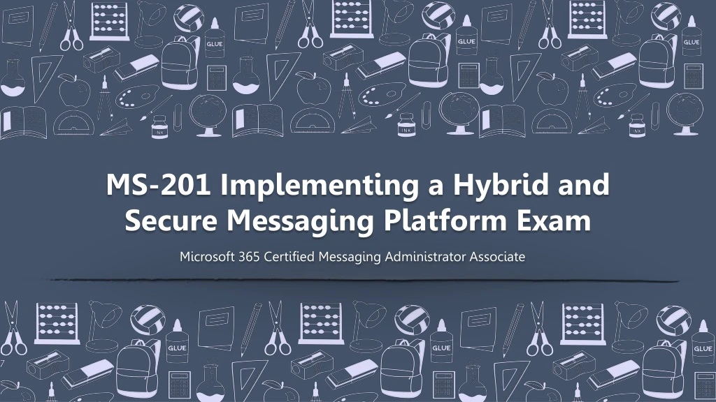 ms 201 implementing a hybrid and secure messaging