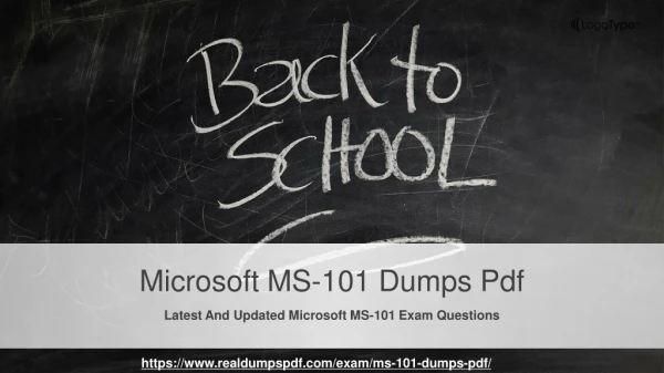 Official And Perfect Microsoft MS-101 Dumps pdf