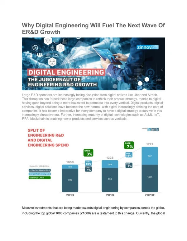 Why Digital Engineering Will Fuel The Next Wave Of ER&D Growth