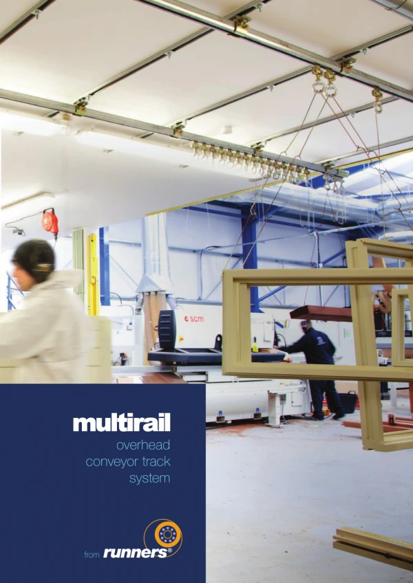 Multirail Overhead Conveyor Track System