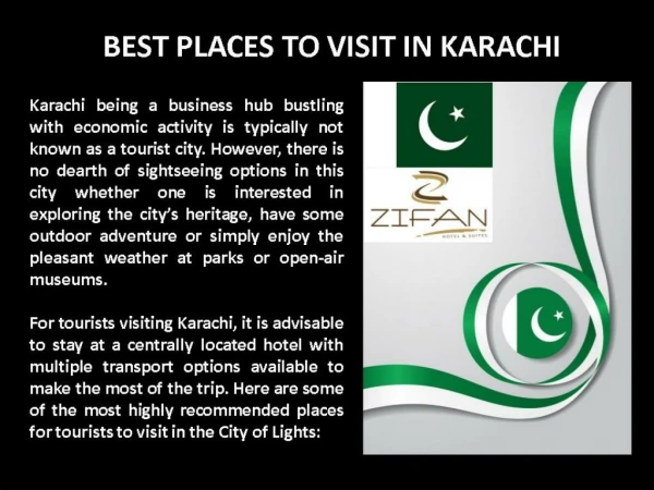 BEST PLACES TO VISIT IN KARACHI