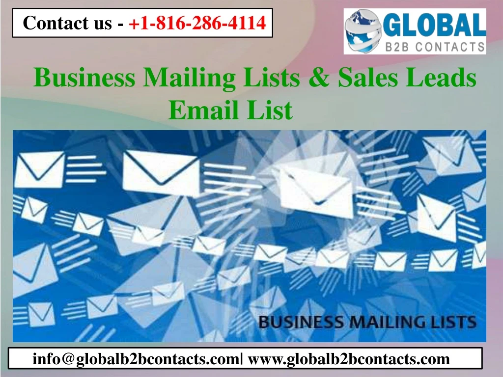 business mailing lists sales leads email list