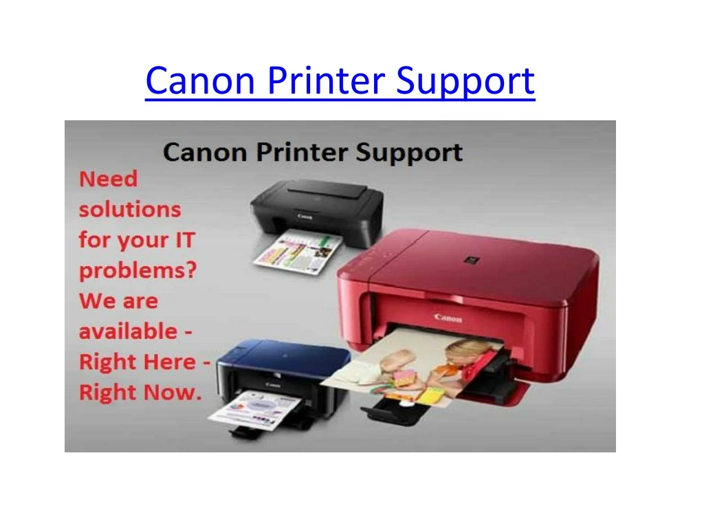 canon printer support