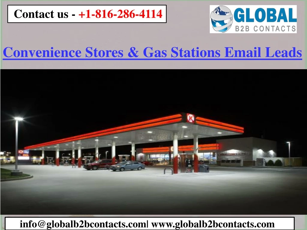 convenience stores gas stations email leads
