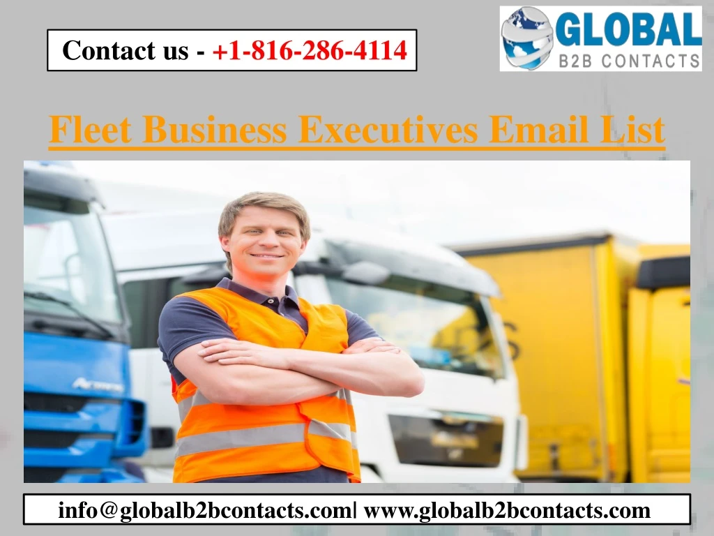 fleet business executives email list
