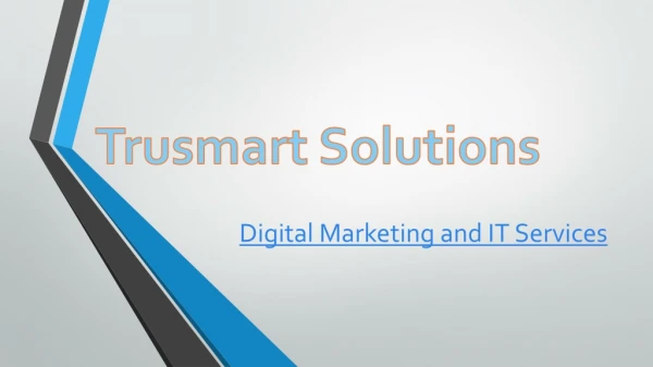 Digital Marketing | Search Engine Optimization (SEO) | TrusmartSolutions