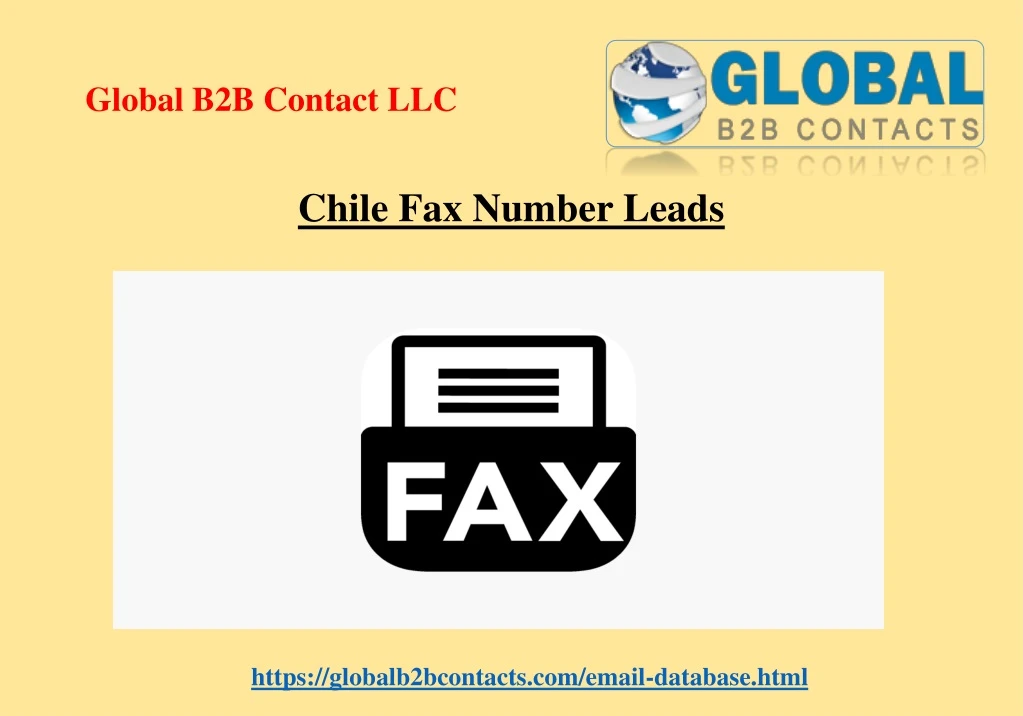 chile fax number leads