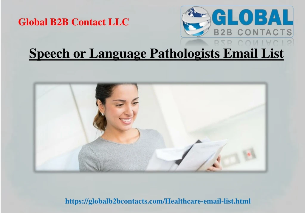 speech or language pathologists email list