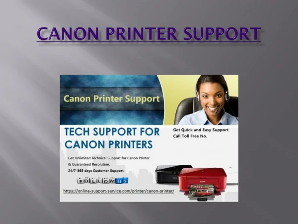Canon Printer | Online Support Service Toll-free Number