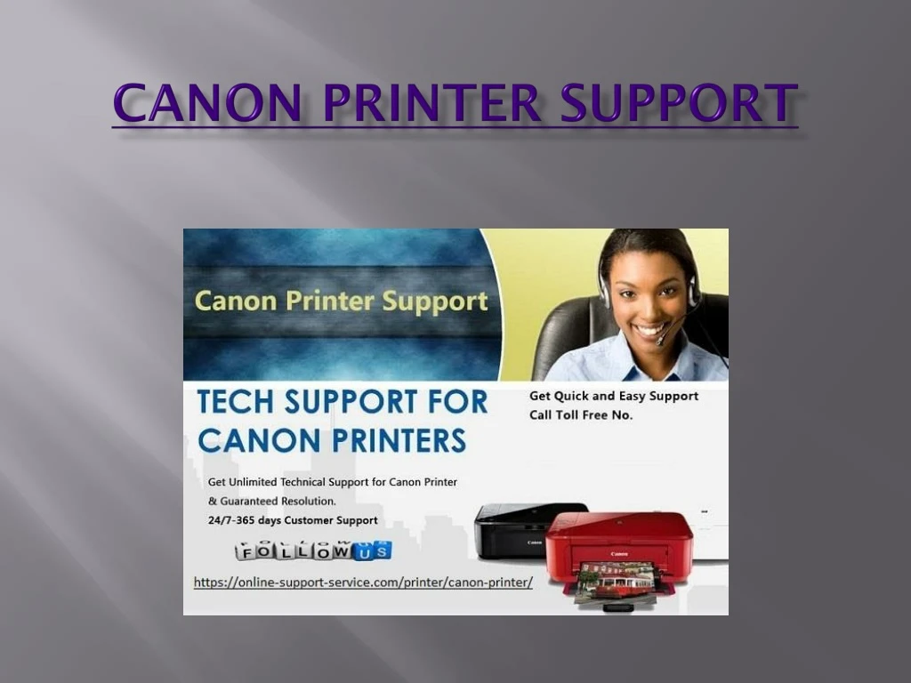 canon printer support