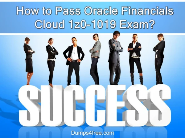 Oracle Financials Cloud 1z0-1019 Dumps Questions and Answers