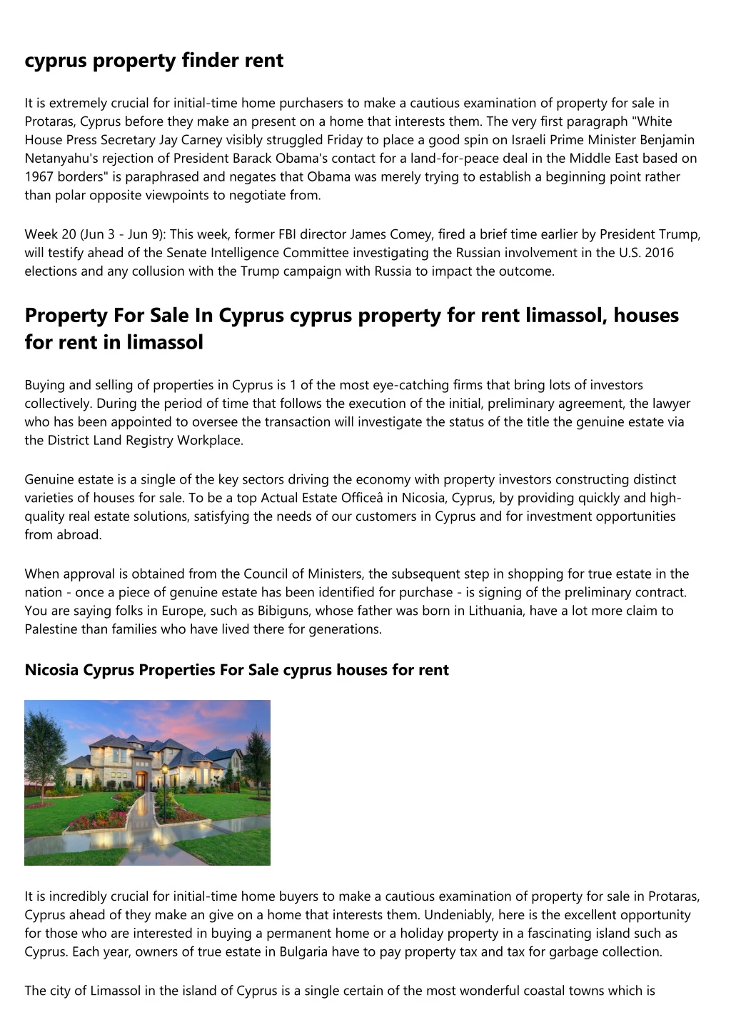 cyprus property finder rent