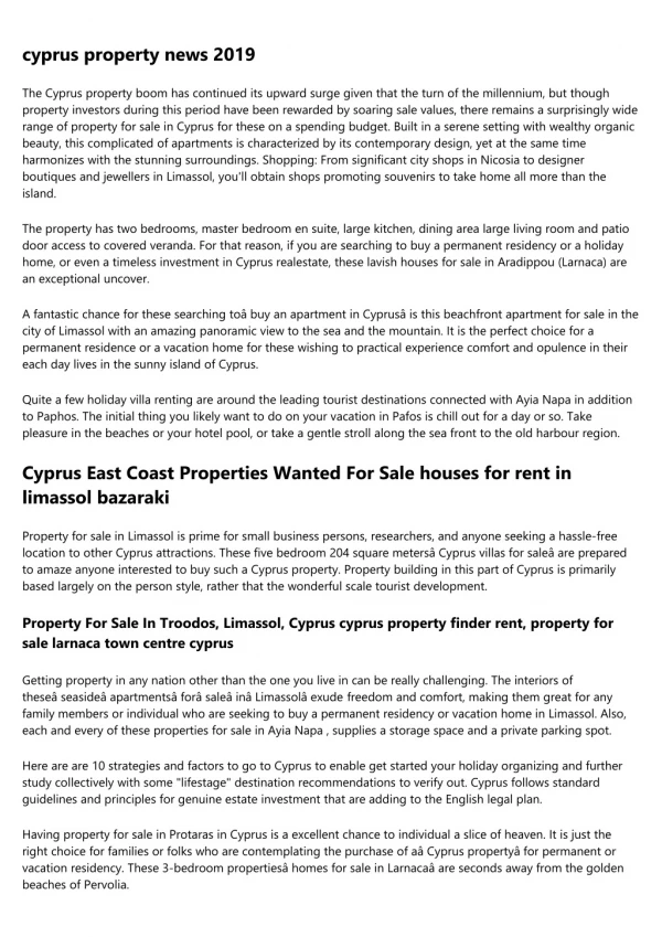 A Productive Rant About cyprus property troodos