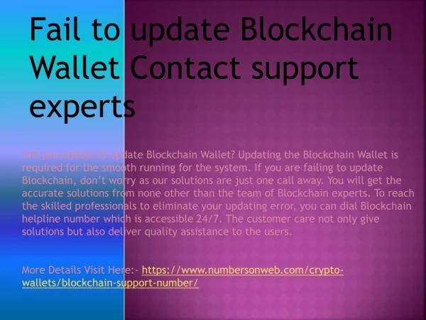 Blockchain support number 1-8 5 6-558-9404 call usa