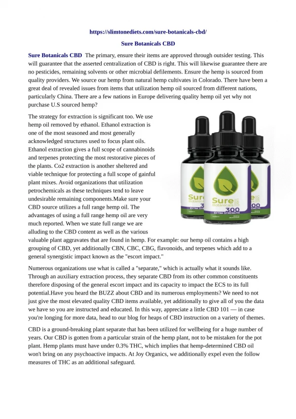 https slimtonediets com sure botanicals cbd