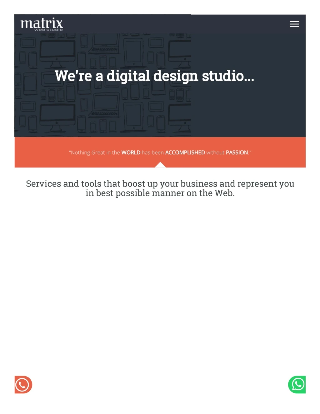 we re a digital design studio