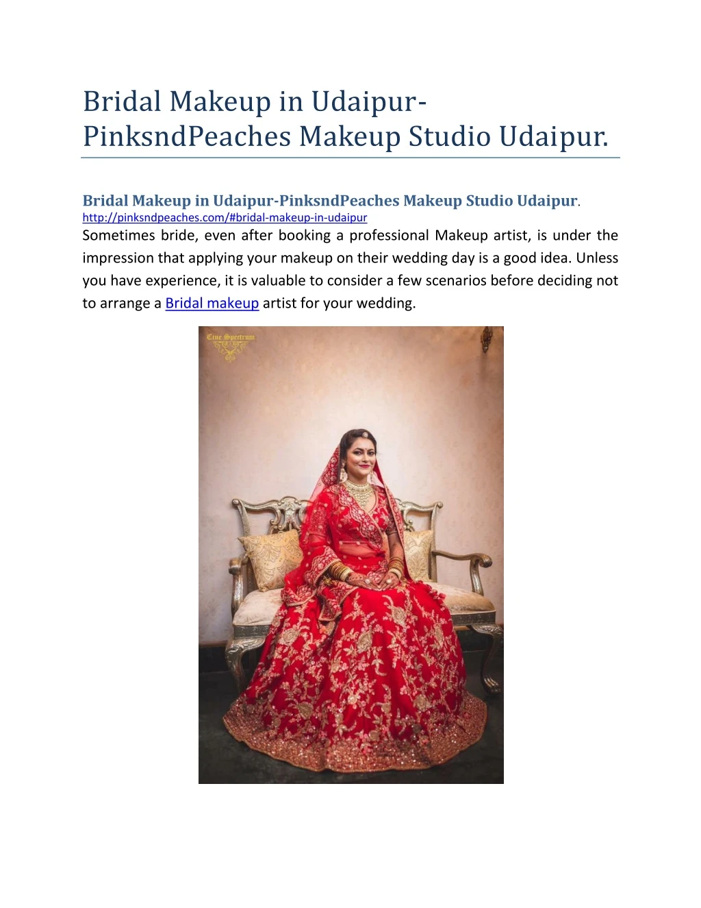 bridal makeup in udaipur pinksndpeaches makeup