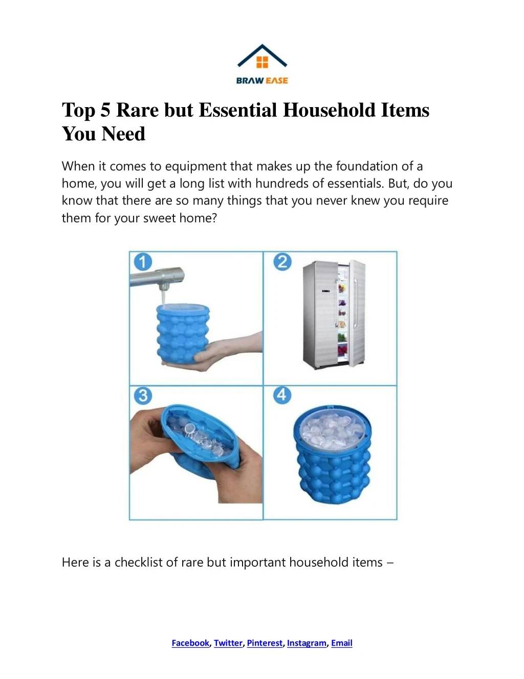 top 5 rare but essential household items you need