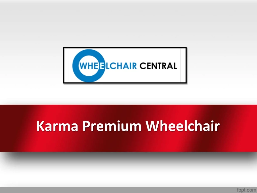 karma premium wheelchair
