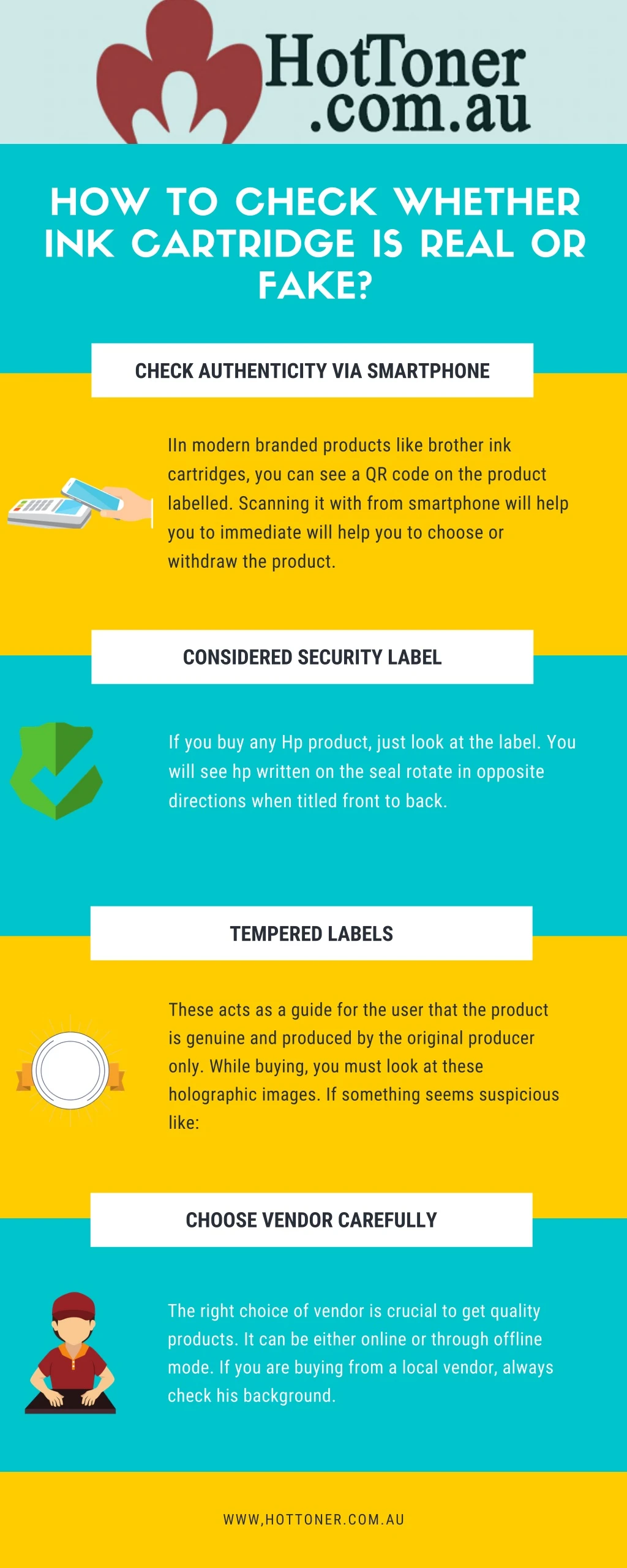 how to check whether ink cartridge is real or fake