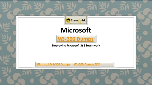 MS-300 Dumps - Here's What Microsoft Certified Say about It