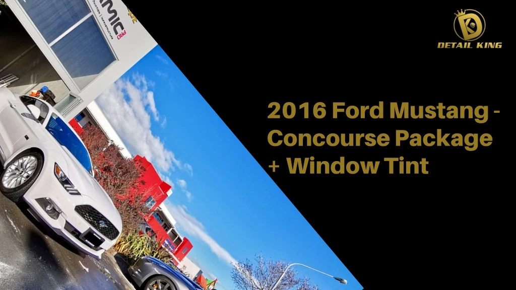 2016 ford mustang concourse package window tint