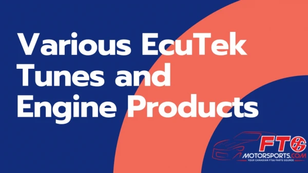 EcuTek Tunes and Engine Products at FT86MotorSports