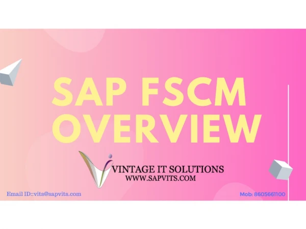 SAP FSCM Online Training | FSCM Training in Bangalore, Delhi, Hyderabad,